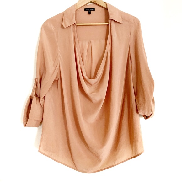 Eileen Fisher Tops - Eileen Fisher | Silk drape neck blouse
